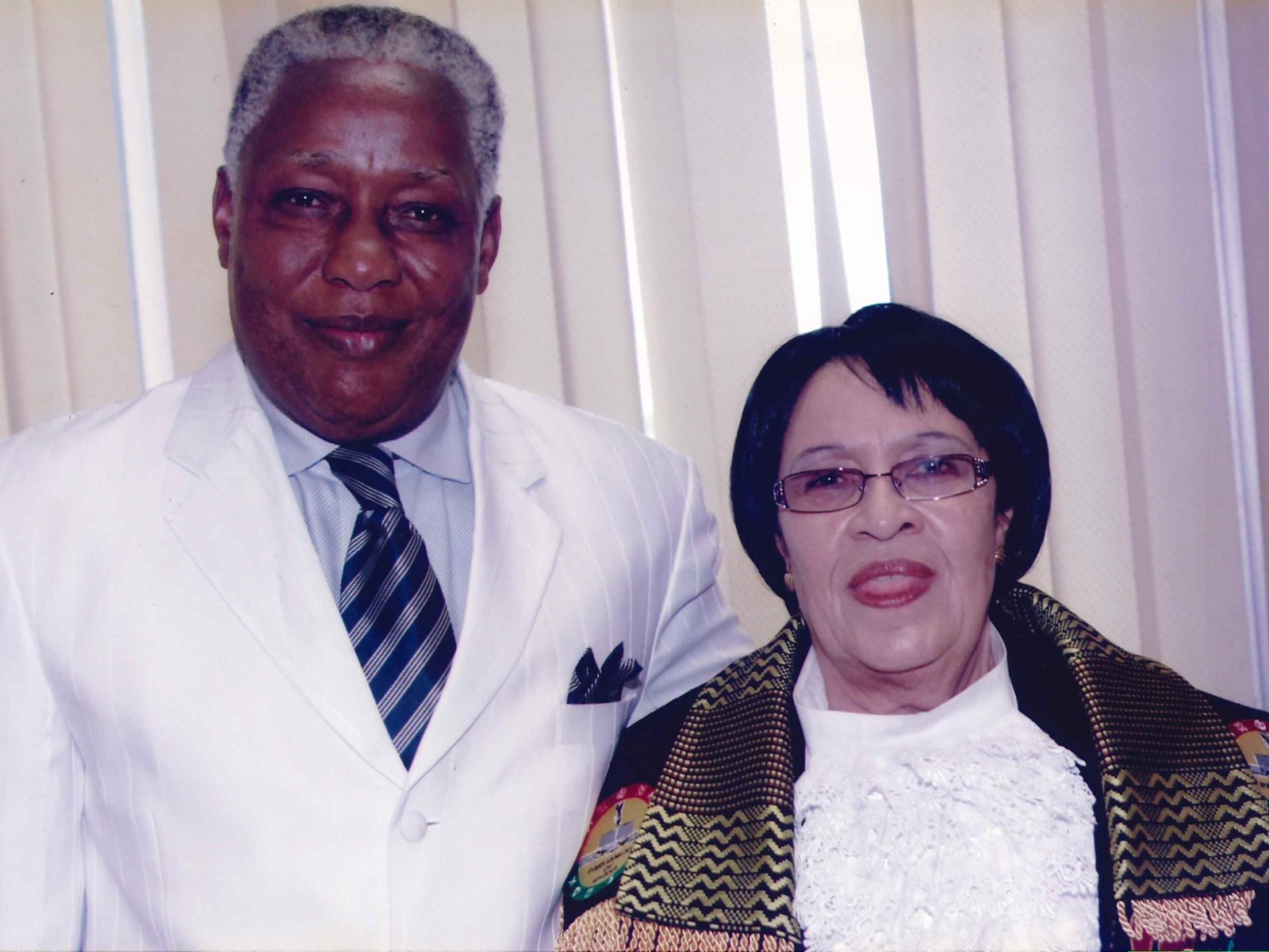 Hon. E.T. Mensah and Rt. Hon. Joyce Bamford-Addo - Speaker of 5th Parliament