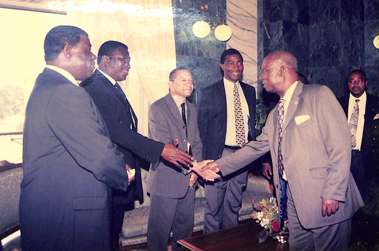 Rt. Hon. Peter Ala Adjetey with Dignitaries